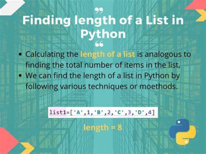 How do you find the length of a list in Python?