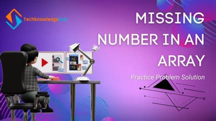 How do you find the missing number in an array with consecutive numbers?