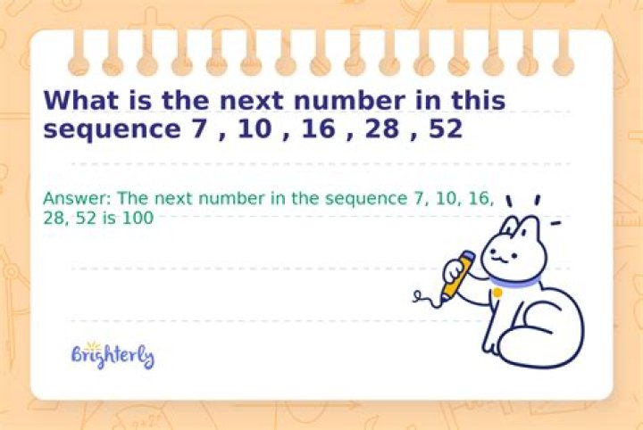 How do you find the next number in a random sequence?