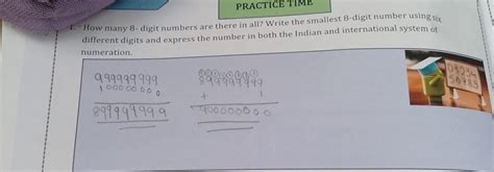 How do you find the number of 8 digit numbers?