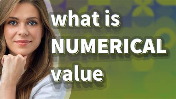 How do you find the numerical value of a word?