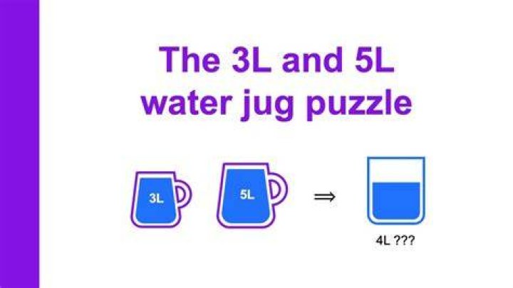 How do you get 2L water from using a 5L and 3L bucket and similarly 4L water?