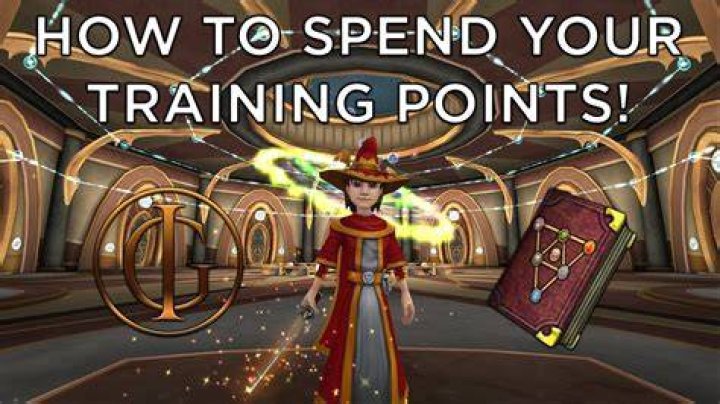 How do you get more training points in Wizard101?