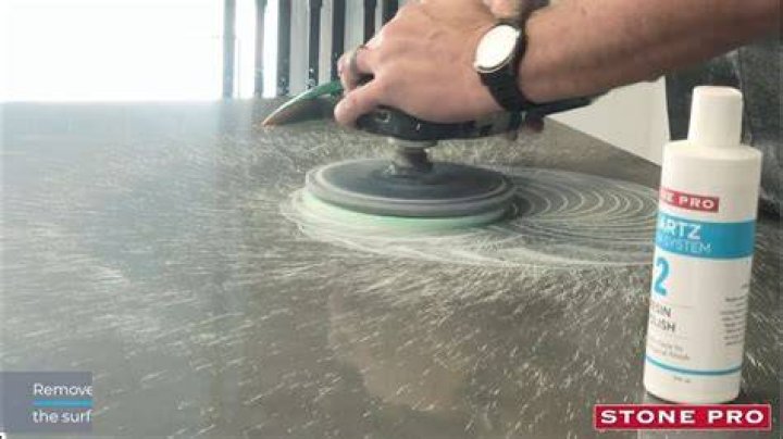 How do you get scratches out of quartz countertops?