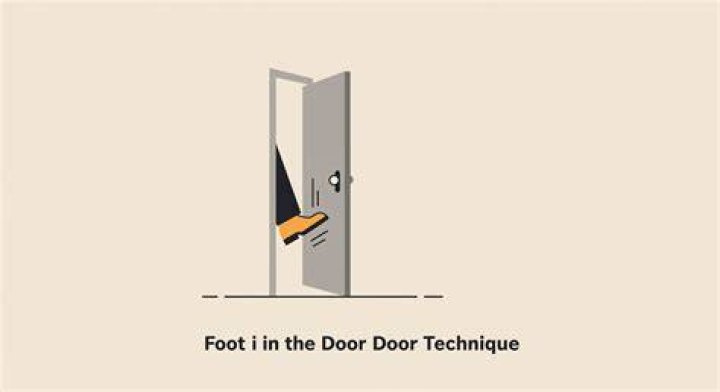How do you get your foot in the door?