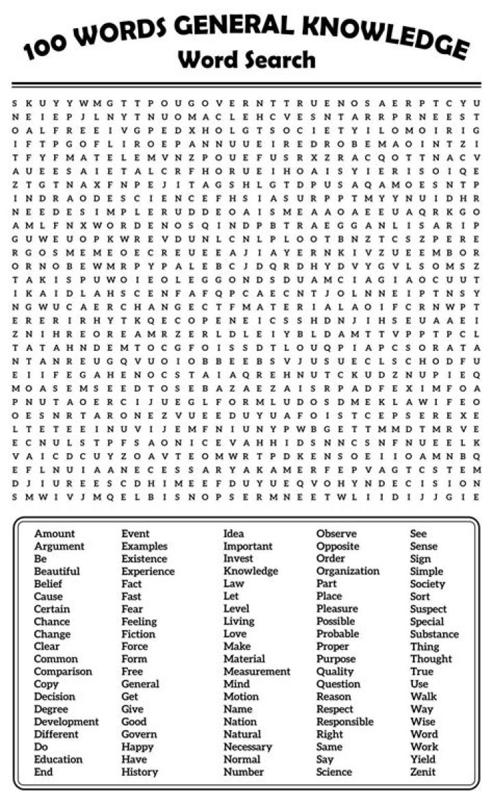 How do you make a good word search?