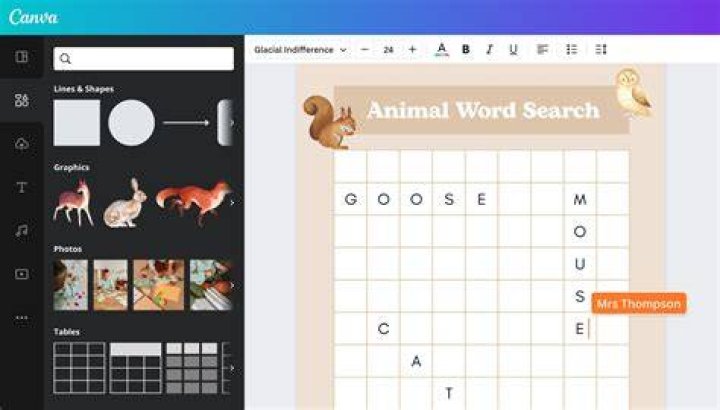 How do you make your own word puzzle?