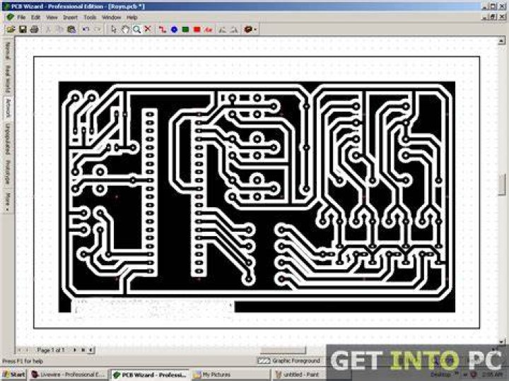How do you mirror in PCB Wizard?