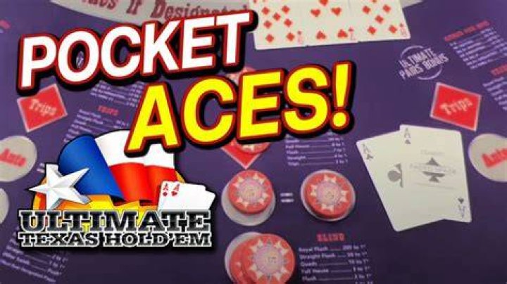 How do you play pocket aces in Texas Holdem?