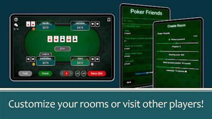How do you play Texas Holdem online with friends?
