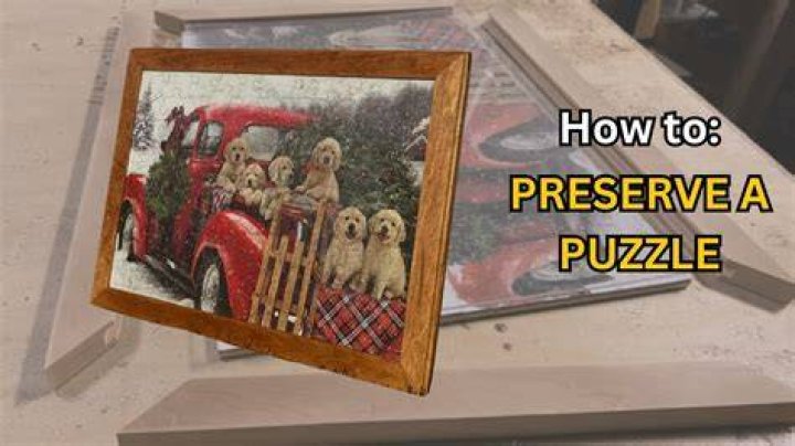 How do you preserve a puzzle for framing?