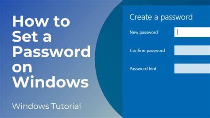 How do you put a password on photos?