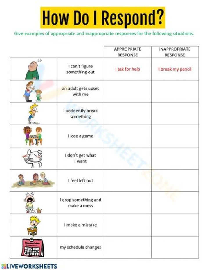 How do you respond appropriately to questions?