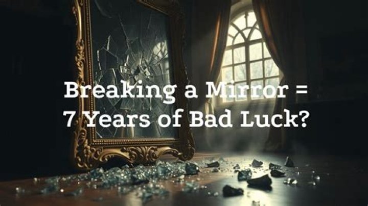 How do you reverse bad luck from breaking a mirror?