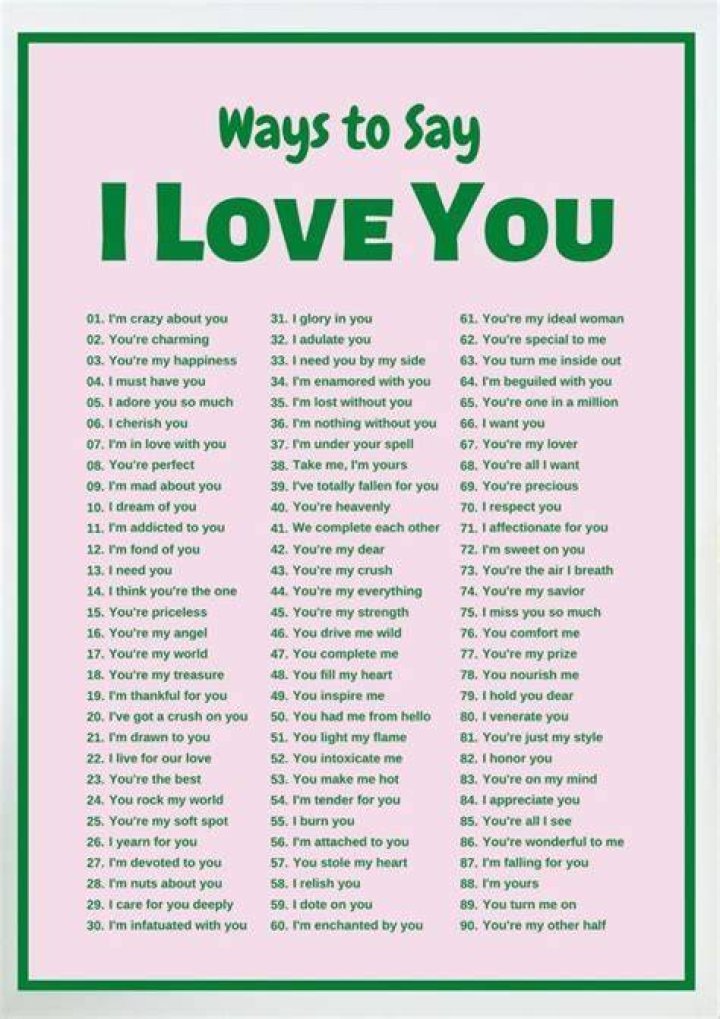 How do you say I love you in a coded message?