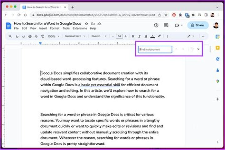How do you search for a capital in Word?