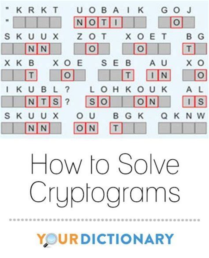 How do you solve a cryptogram with symbols?