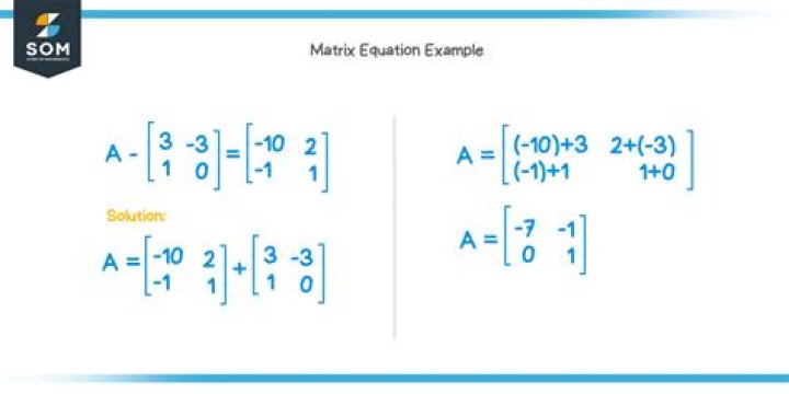 How do you solve a matrix with 2 equations?
