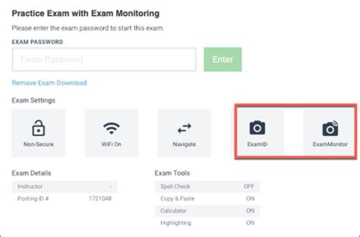 How do you tell if ExamSoft is recording you?