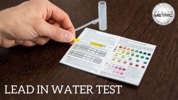 How do you test for lead in water at home?