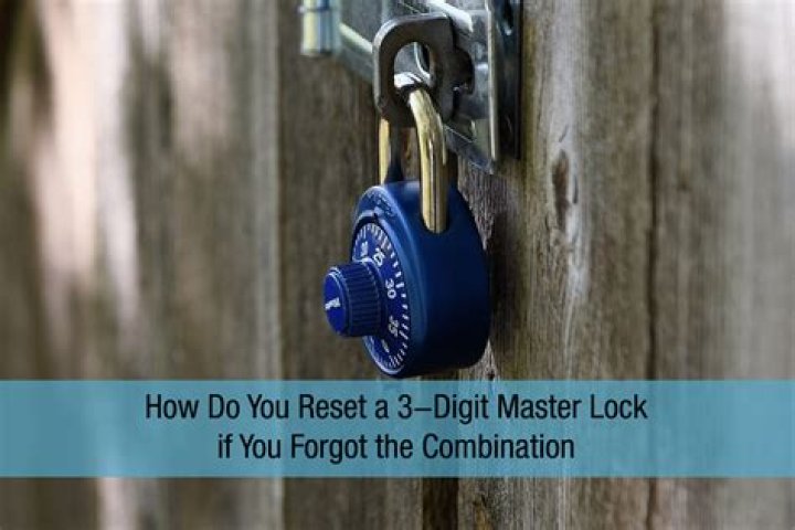 How do you unlock a safe if you forgot the combination?