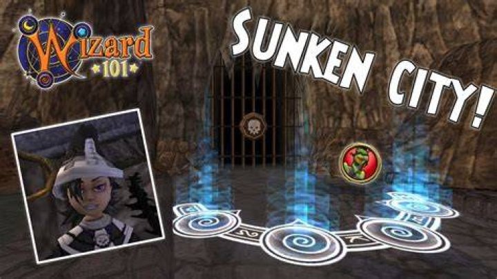 How do you unlock Sunken City in Wizard101?