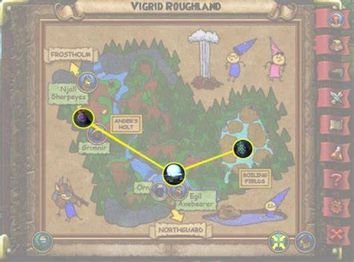How do you unlock vigrid Roughland in wizard101?