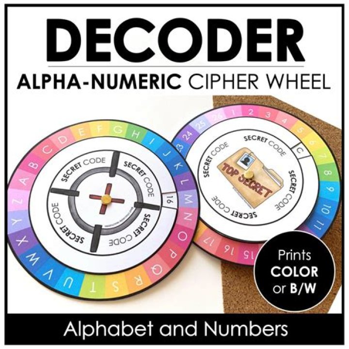 How do you use a cipher wheel with numbers?