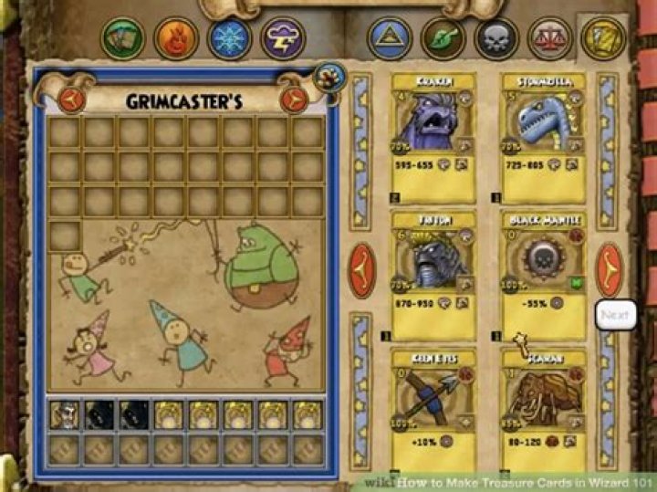 How do you use treasure cards in Wizard101?