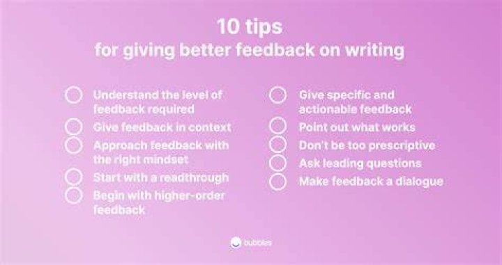 How do you write a feedback for a game?