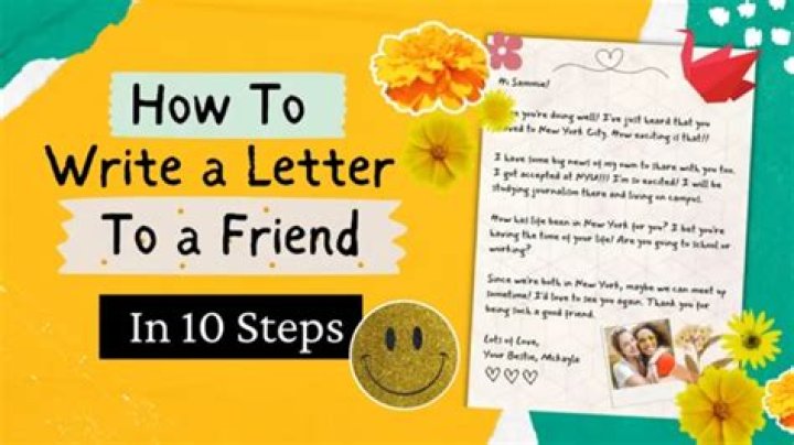 How do you write a letter to a dear friend?