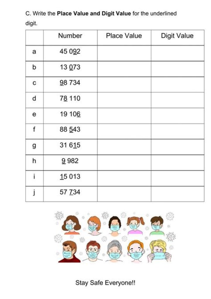 How do you write a number with a given digit?