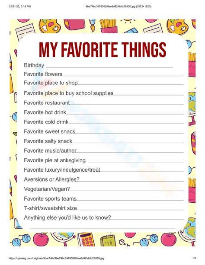 How do you write about your favorite things?