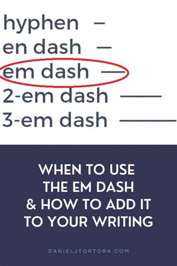 How do you write dashes with numbers?