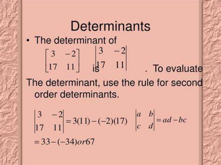How do you write determinants in Word?