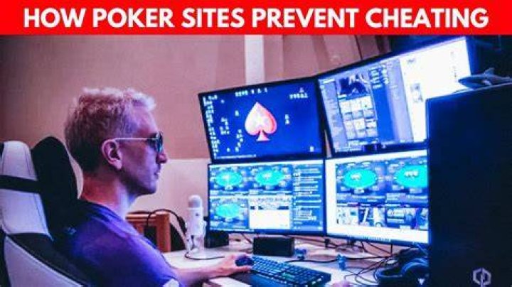 How does online poker prevent cheating?