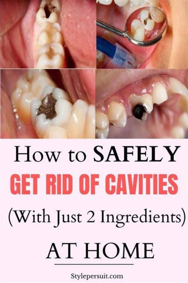 How does salt get rid of cavities?