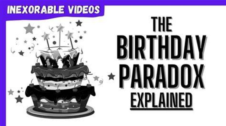 How does the birthday paradox work?