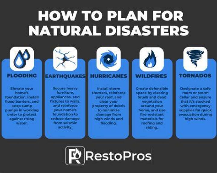 How does the government prepare for natural disasters?