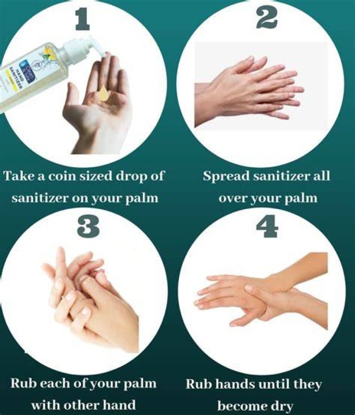 How long does hand sanitizer last once applied on hands?