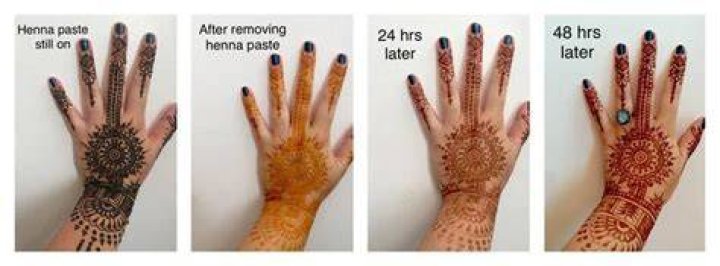 How long does it take for henna to come off?