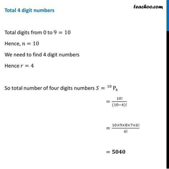 How many 4 digit numbers are there with the property?