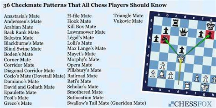 How many Checkmates are there in chess?