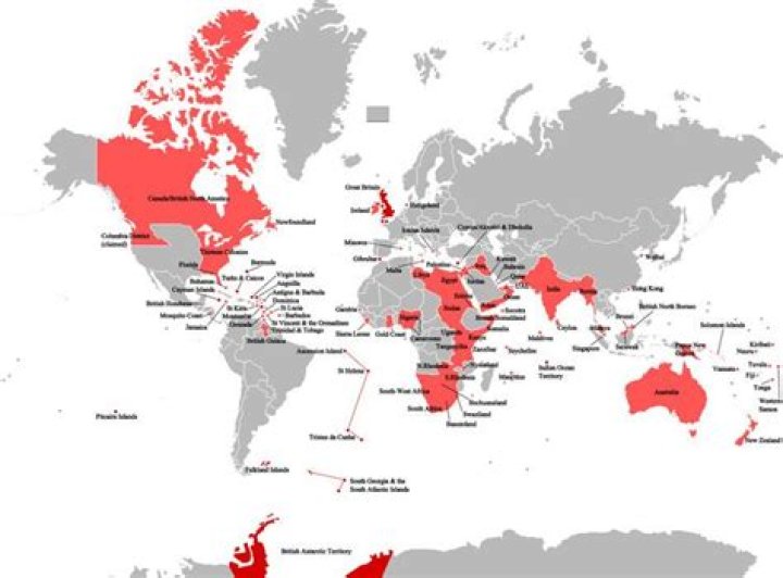 How many countries did the British Empire rule?
