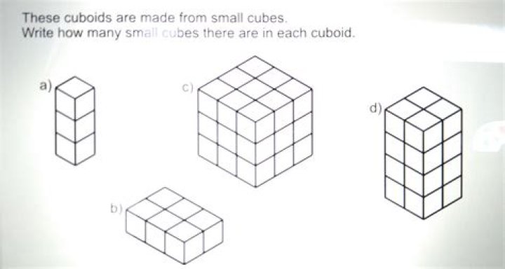 How many small cubes are used to form the larger cube?