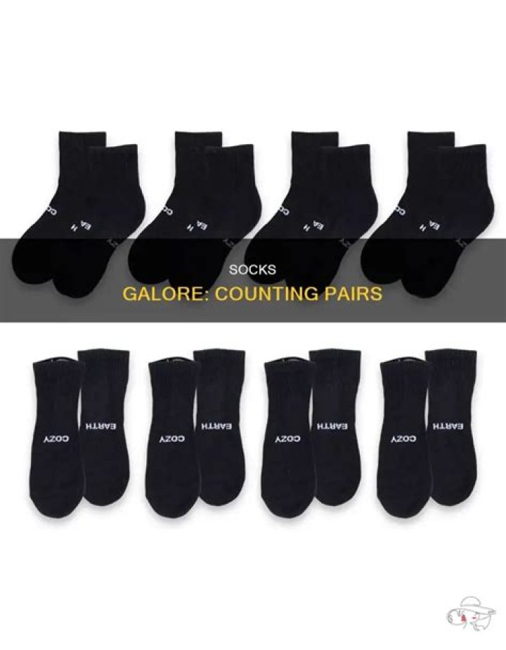 How many socks are in 8 pairs of socks?