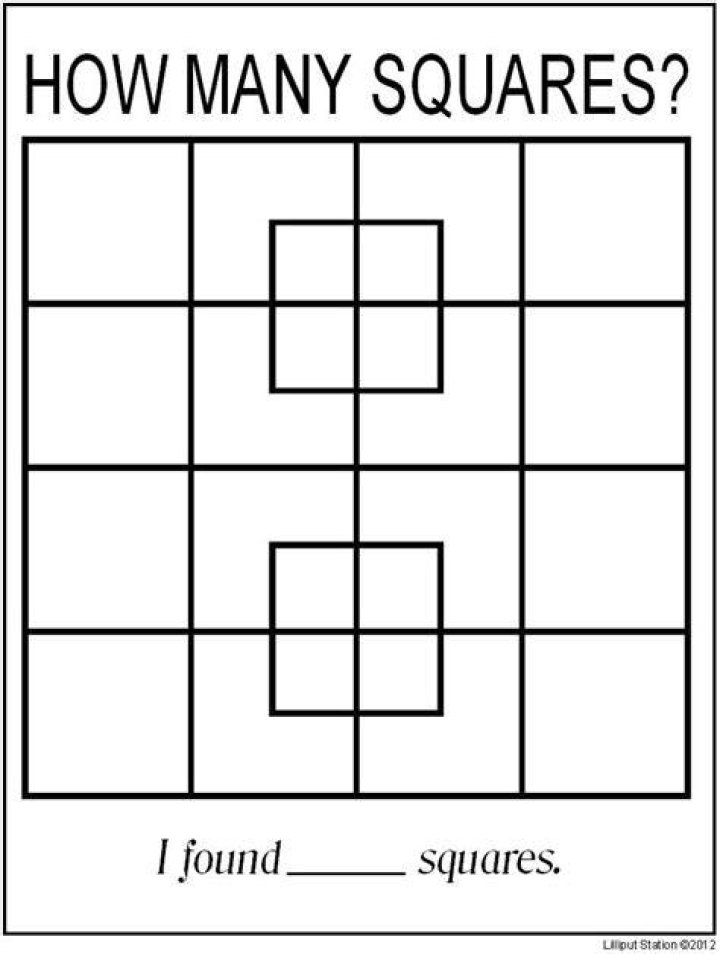 How many squares are in a square?