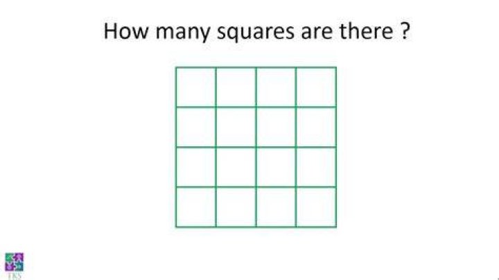 How many squares are in the picture answer?