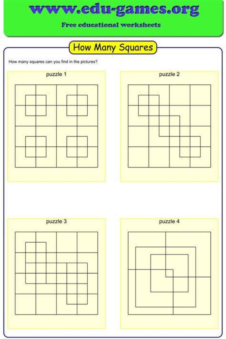 How many squares are there in a checkerboard math problem?