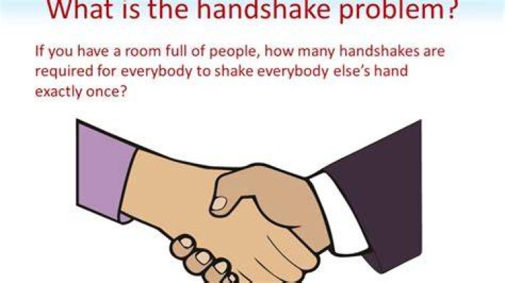How many times can 10 people shake hands?